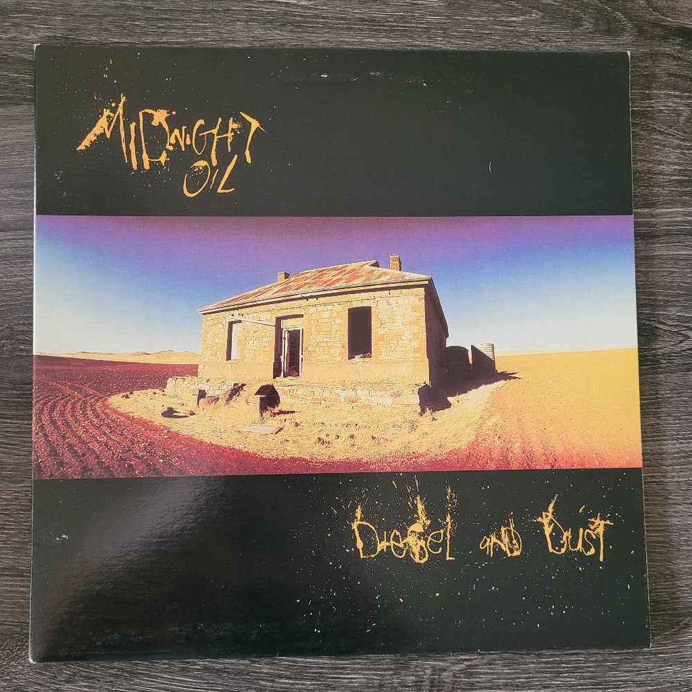 Midnight Oil Diesel and Dust Vinyl - Fair Condition